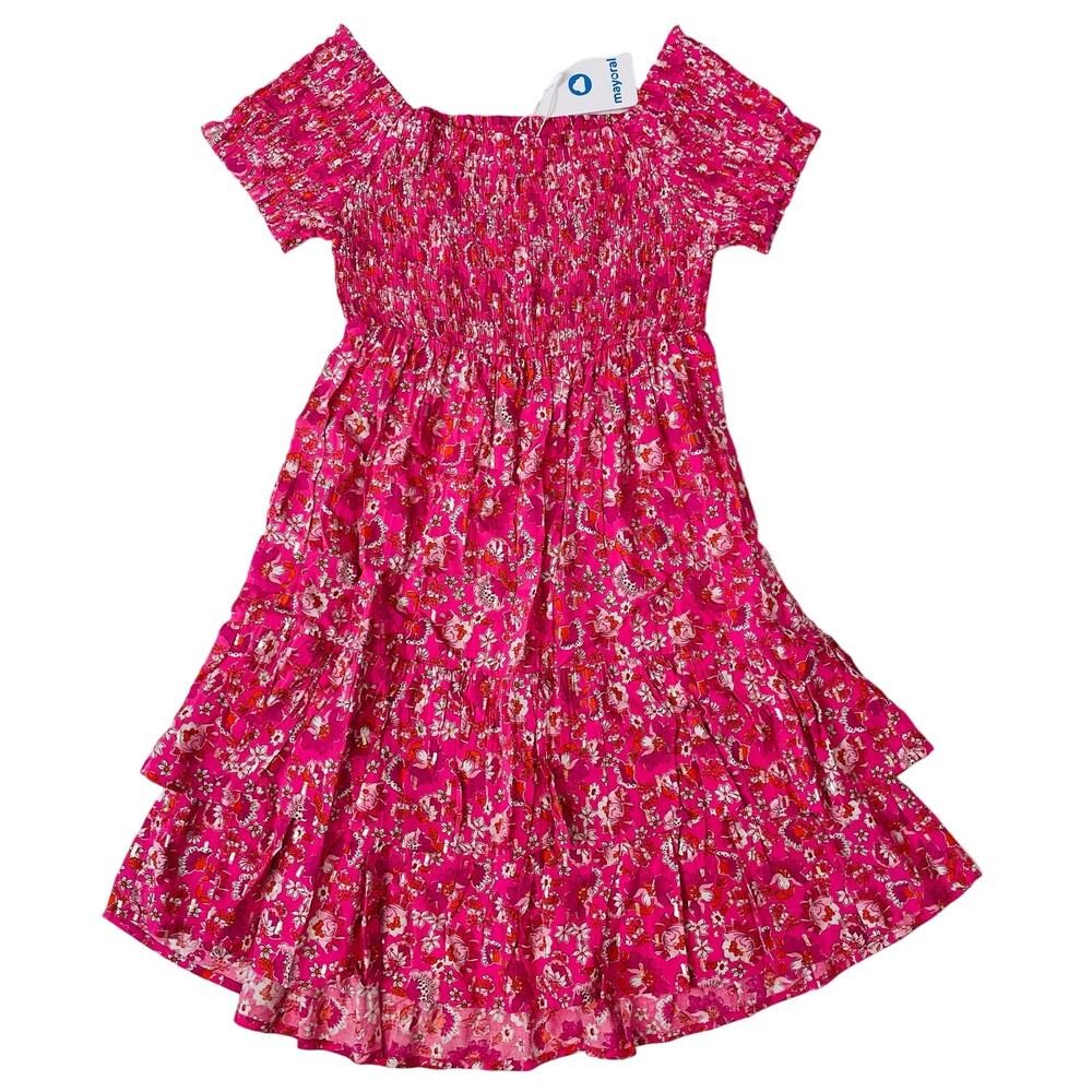NWT Mayoral Size 18 Buganvilla Smocked Dress